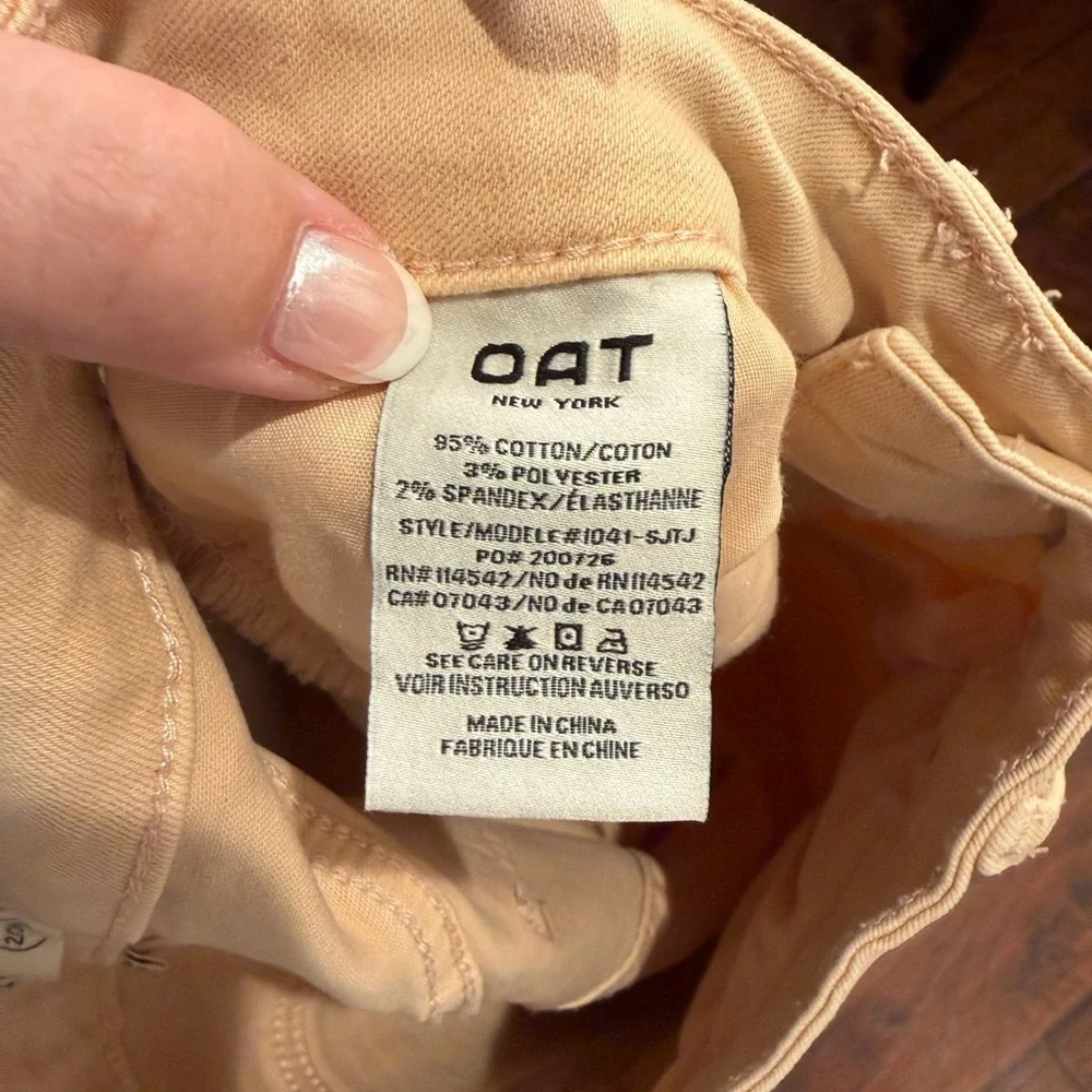 Women’s Size 2/26 Oat New York Jeans